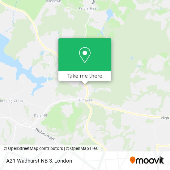 A21 Wadhurst NB 3 map