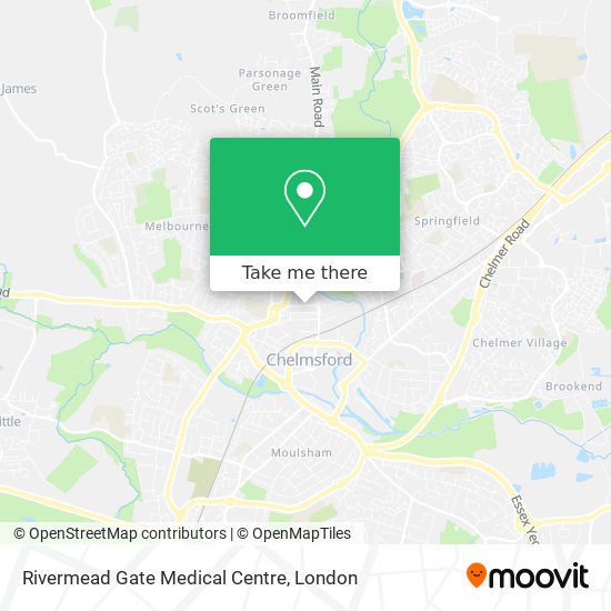 Rivermead Gate Medical Centre map