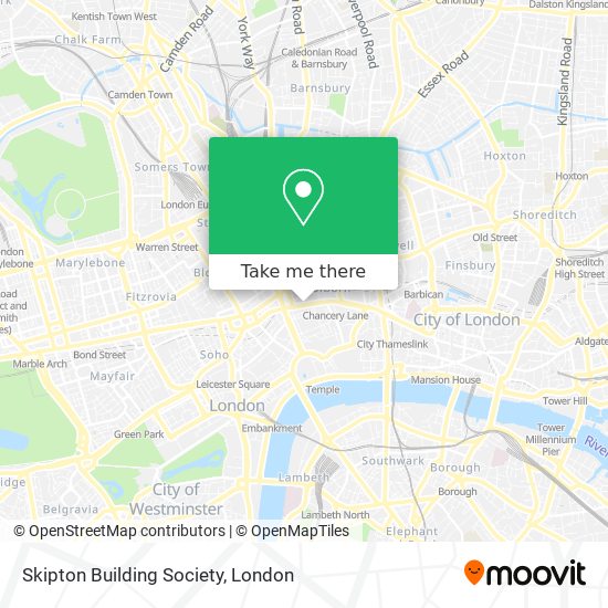 Skipton Building Society map