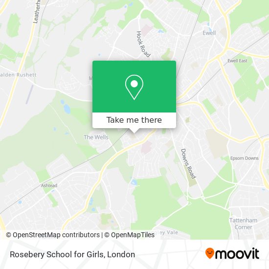 Rosebery School for Girls map