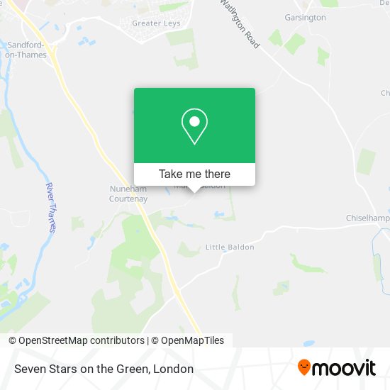 Seven Stars on the Green map