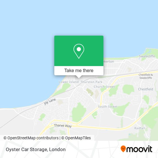 Oyster Car Storage map