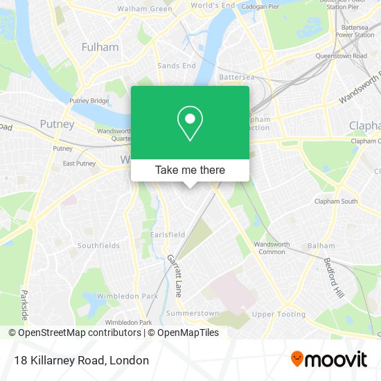 18 Killarney Road map
