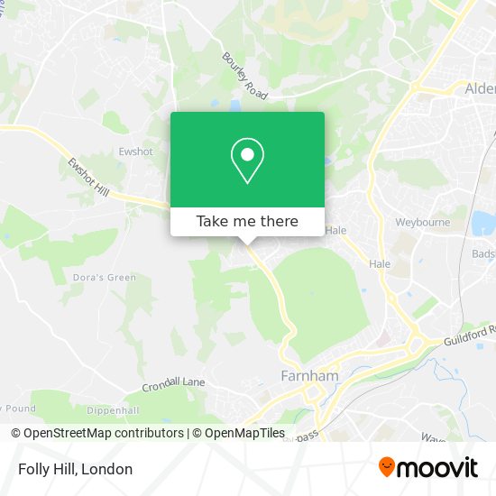Folly Hill map