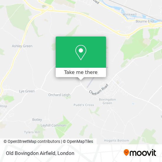 Old Bovingdon Airfield map