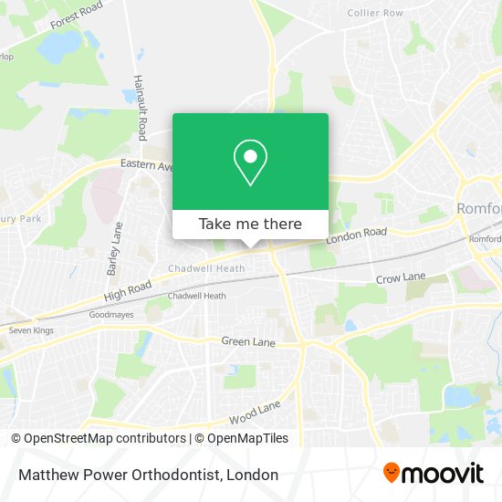 Matthew Power Orthodontist map