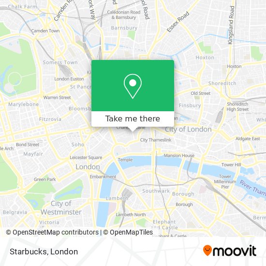 Starbucks map