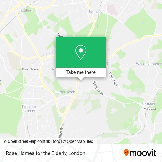 Rose Homes for the Elderly map