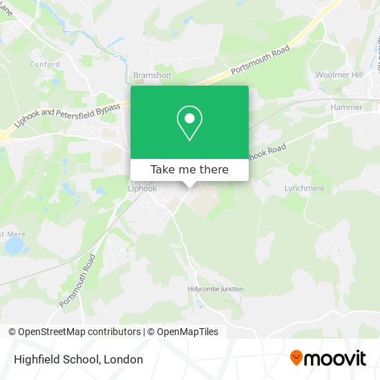 Highfield School map