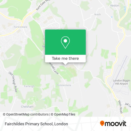 Fairchildes Primary School map