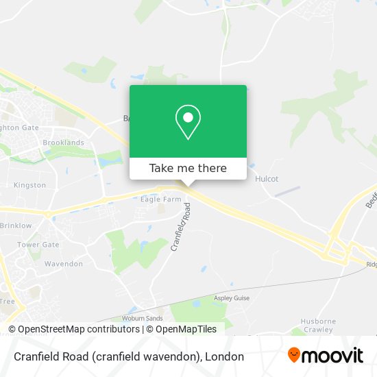Cranfield Road (cranfield wavendon) map