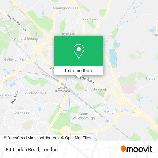 84 Linden Road map