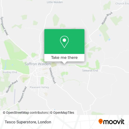 Tesco Superstore map