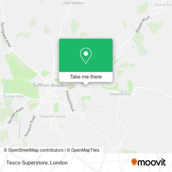 Tesco Superstore map
