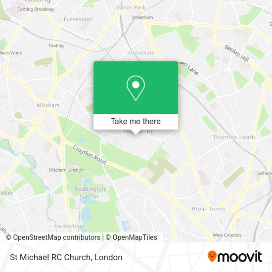 St Michael RC Church map