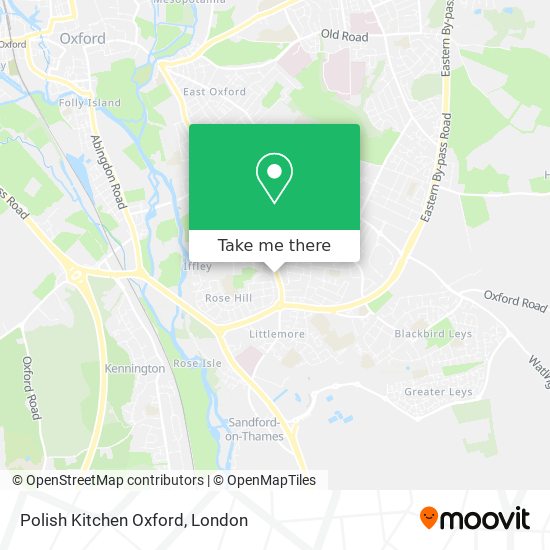 Polish Kitchen Oxford map