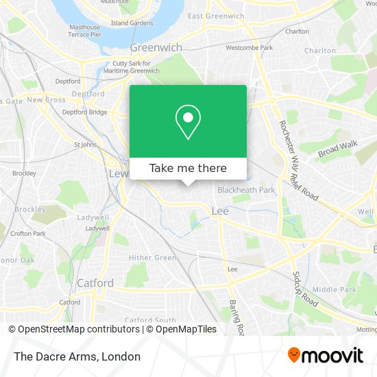The Dacre Arms map