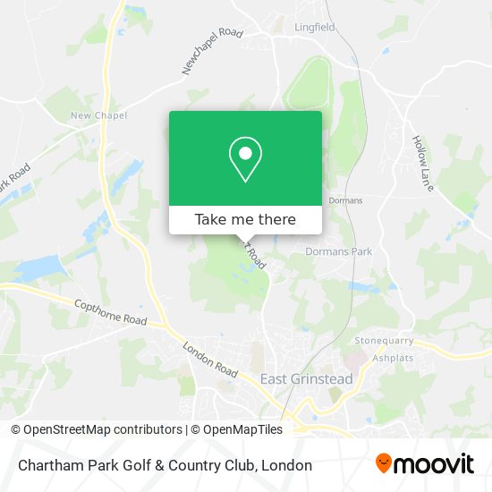 Chartham Park Golf & Country Club map