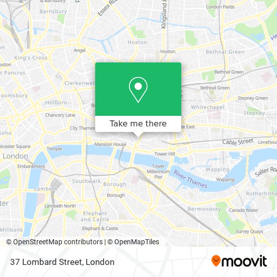 37 Lombard Street map
