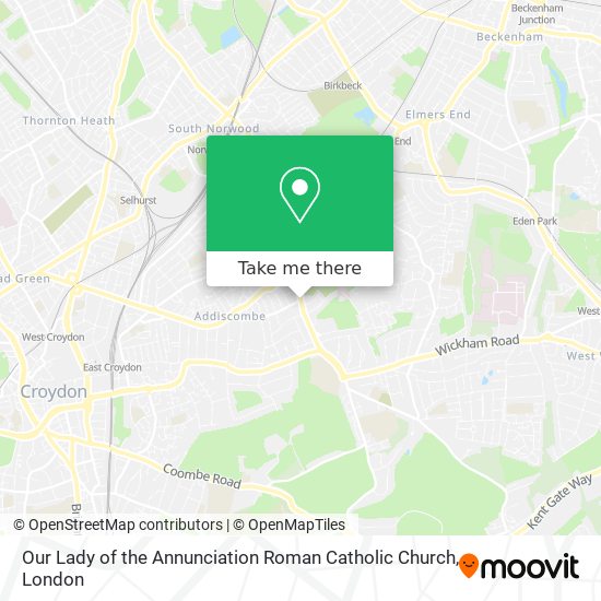 Our Lady of the Annunciation Roman Catholic Church map