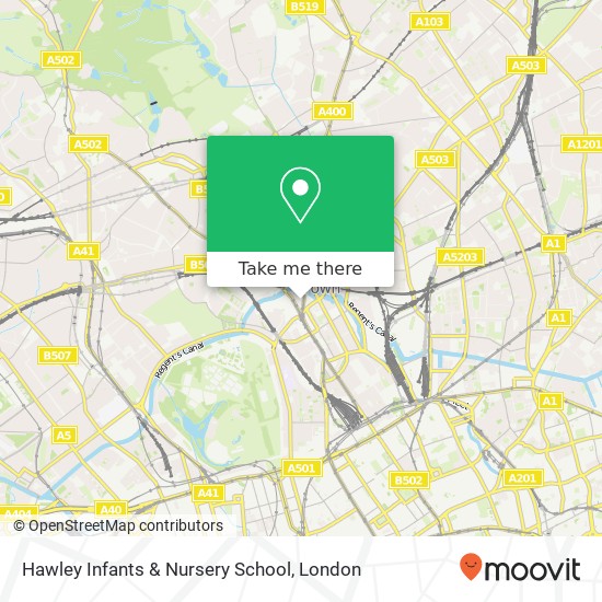 Hawley Infants & Nursery School, Buck Street NW1 London NW1 8 map