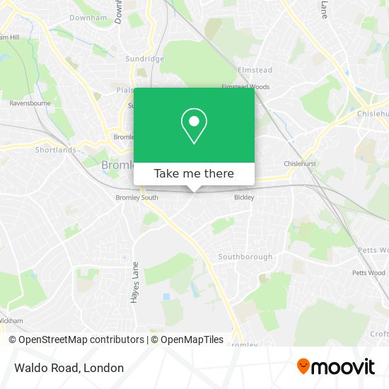 Waldo Road map