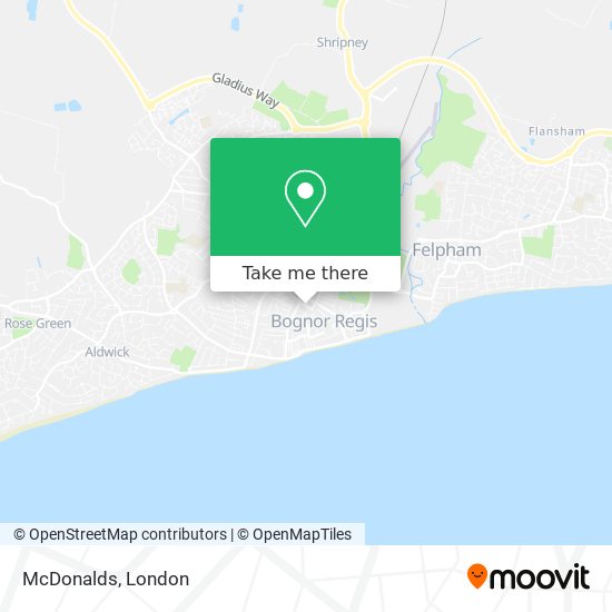 McDonalds map