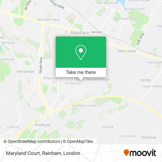 Maryland Court, Rainham map