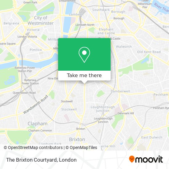 The Brixton Courtyard map