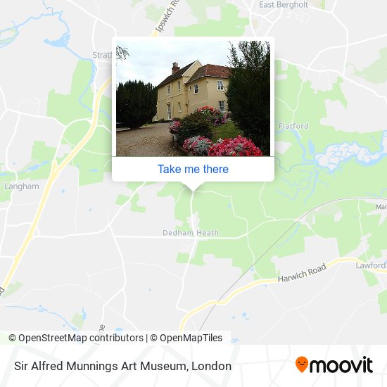 Sir Alfred Munnings Art Museum map