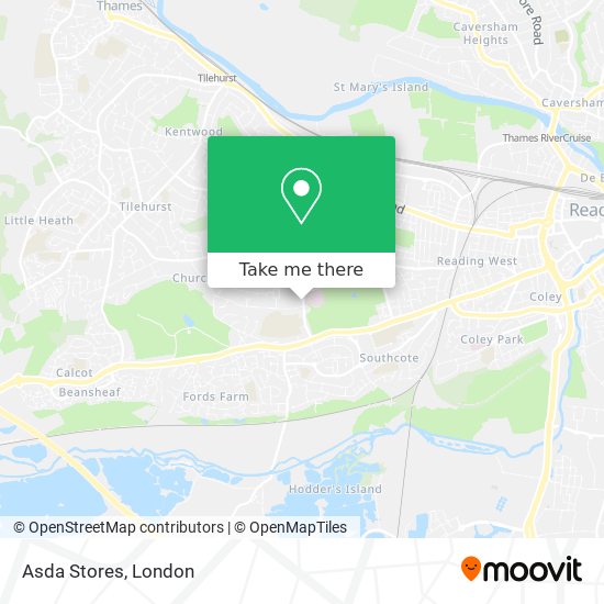 Asda Stores map
