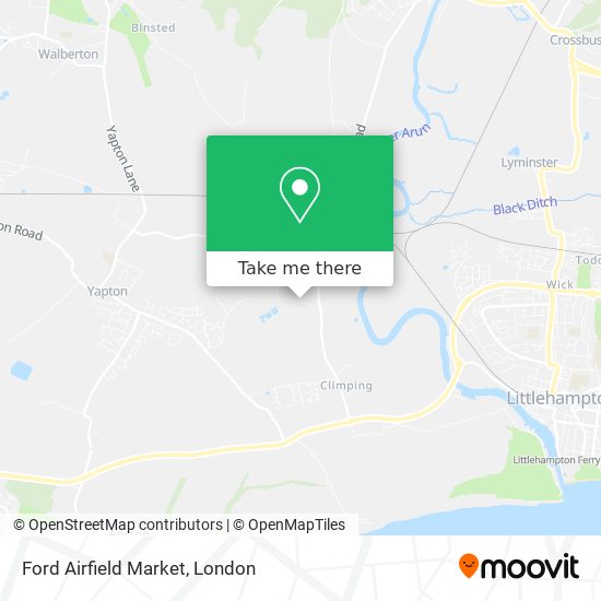 Ford Airfield Market map