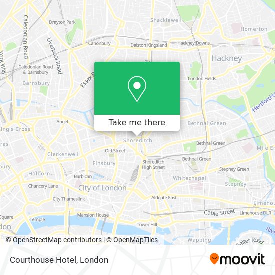 Courthouse Hotel map
