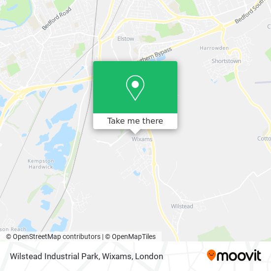 Wilstead Industrial Park, Wixams map
