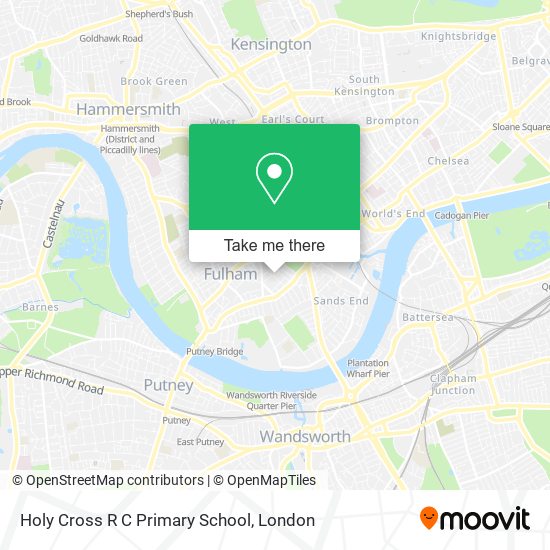 Holy Cross R C Primary School map