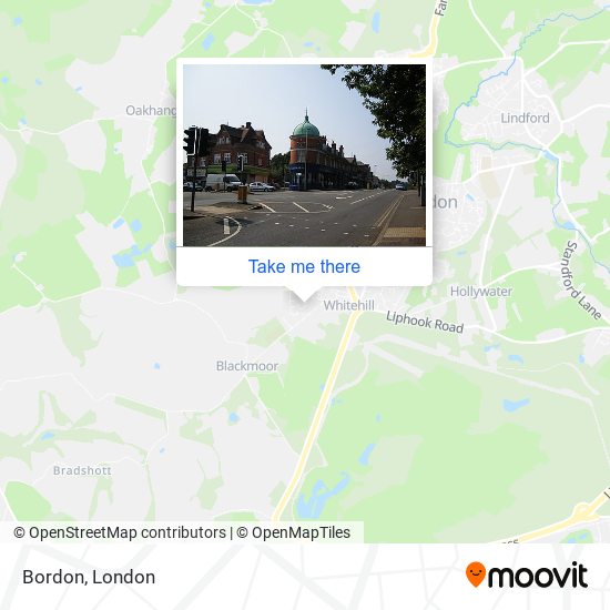 Bordon map