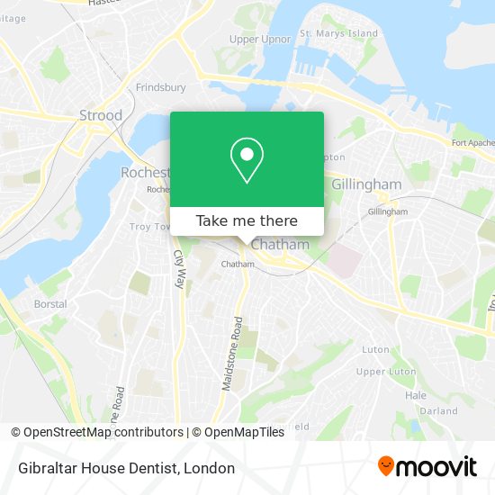 Gibraltar House Dentist map