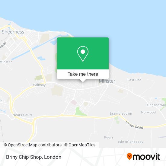 Briny Chip Shop map