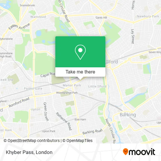 Khyber Pass map