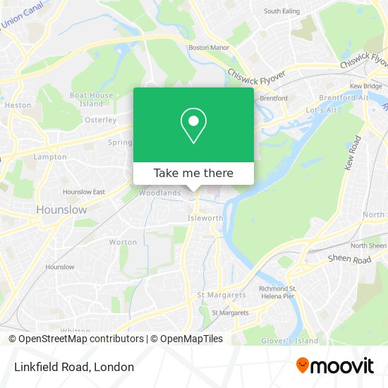 Linkfield Road map