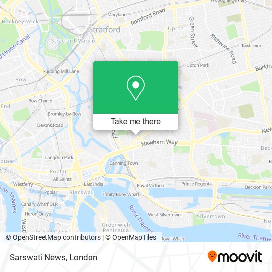 Sarswati News map