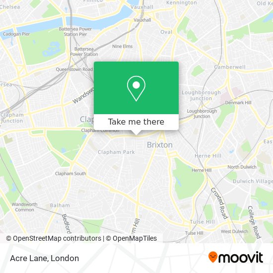 Acre Lane map