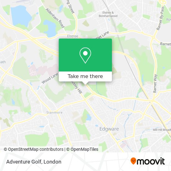 Adventure Golf map
