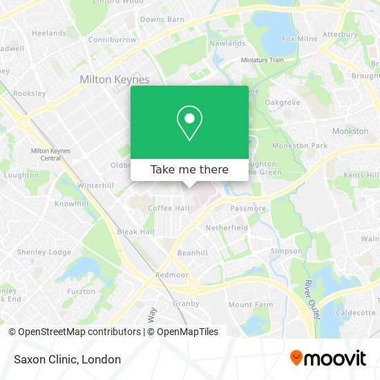 Saxon Clinic map