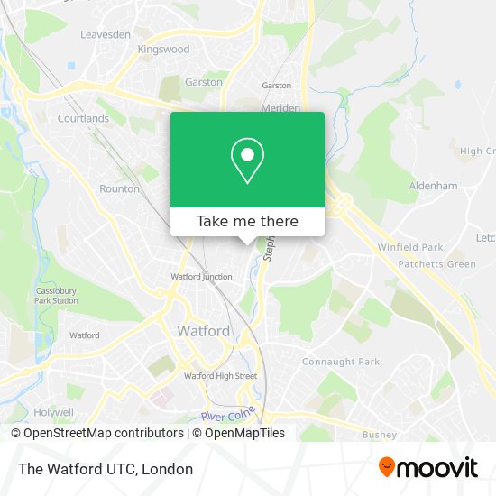 The Watford UTC map