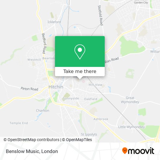 Benslow Music map