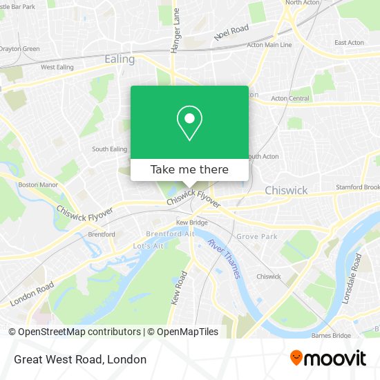 Great West Road map