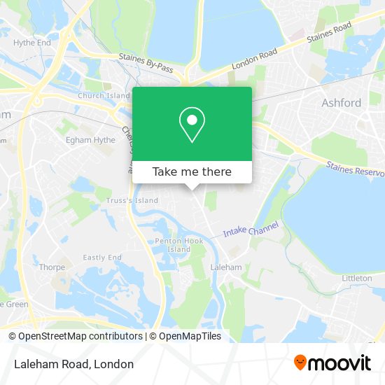 Laleham Road map