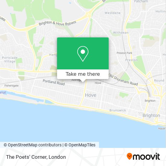 The Poets' Corner map