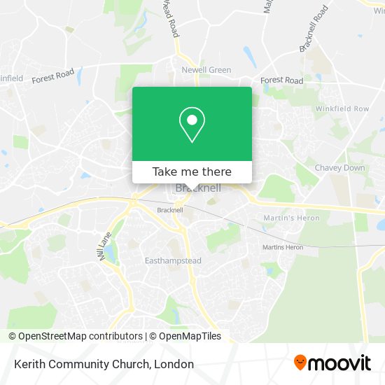 Kerith Community Church map